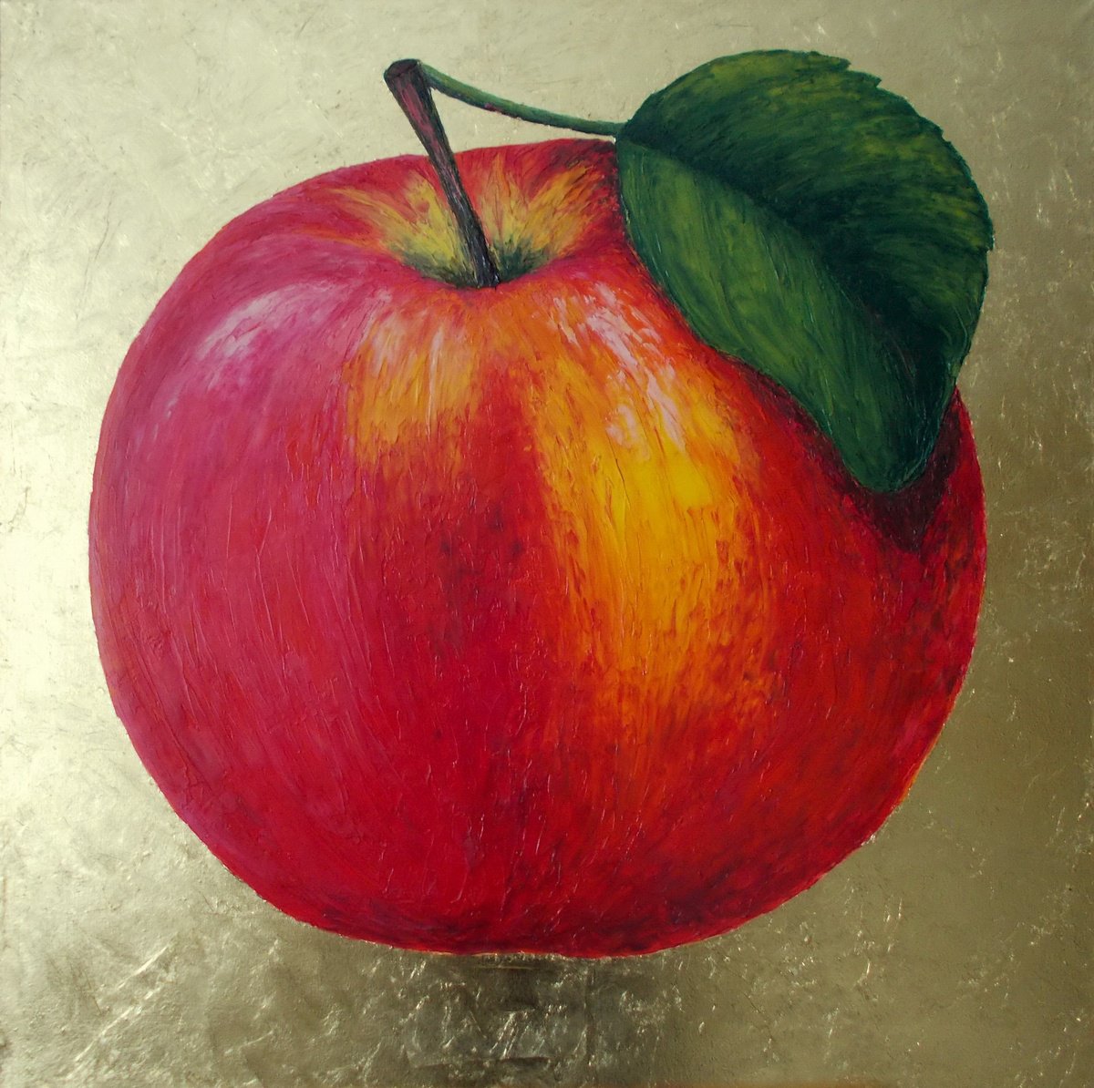 "Red Apple in the Gold of the Sun" by Tatyana Mironova