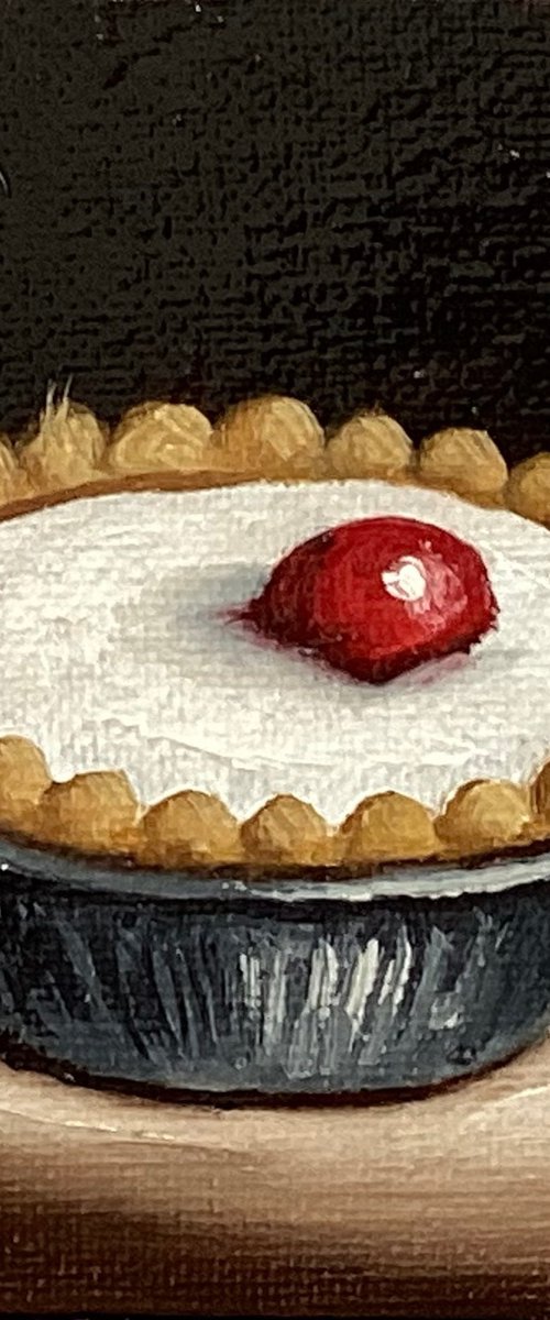 Little Bakewell tart by Jane Palmer Art