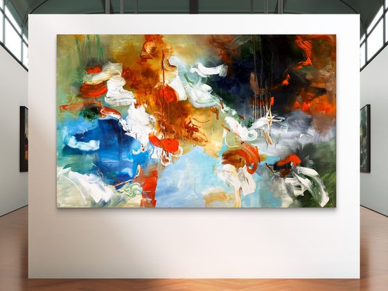 Turbulent frivolity of orange