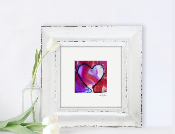 Urban Heart 3 - Abstract Heart Painting by Kathy Morton Stanion