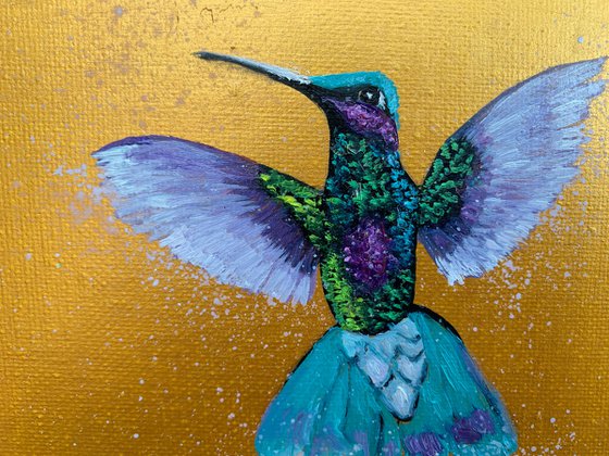 Hummingbirds in Flight