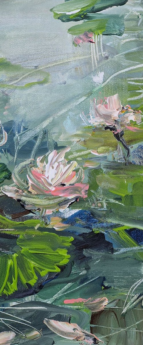 A little lily pond I by Irina Laube