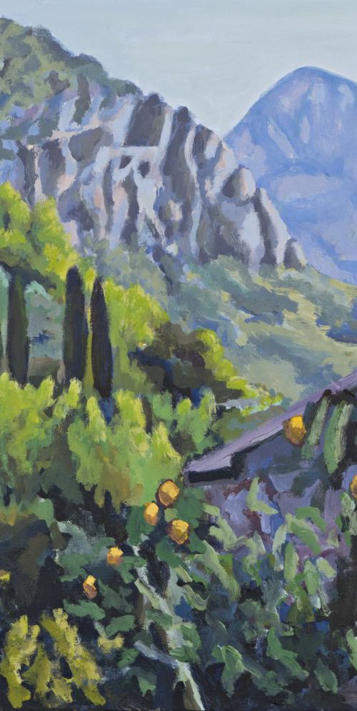 Oranges at Fornalutz by R J Burgon