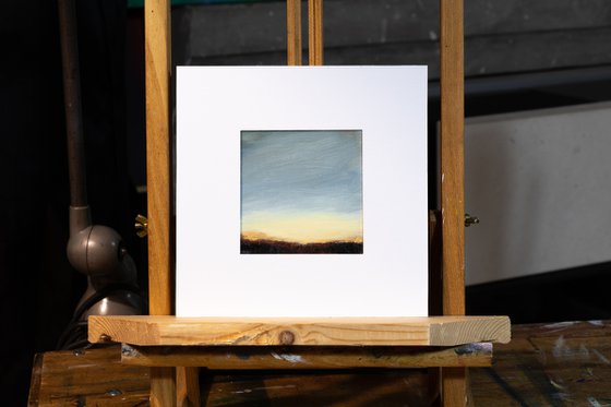 Dawn on  landscape - Miniature Ready to frame