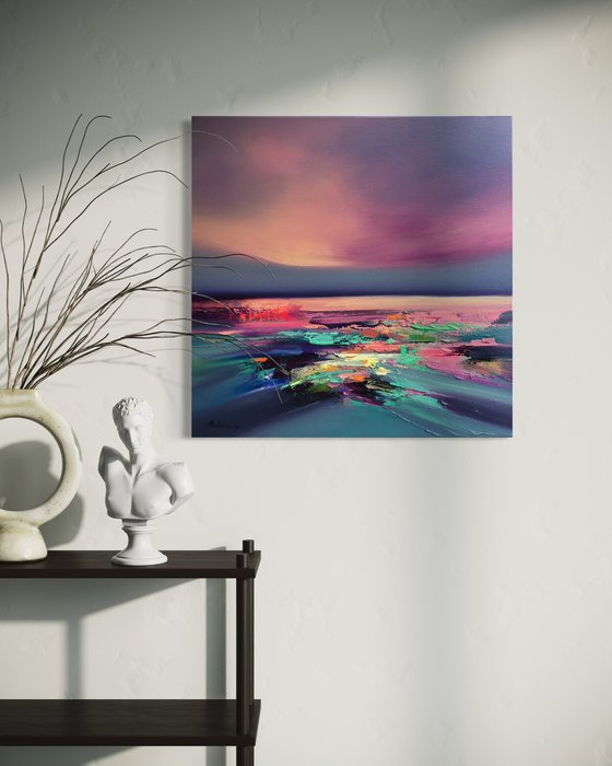 Glowing horizon