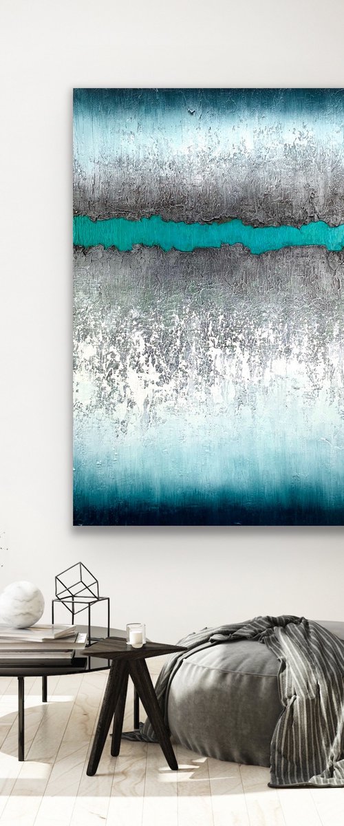 Ocean Cave - Large 100cm x 70cm by Jonesy