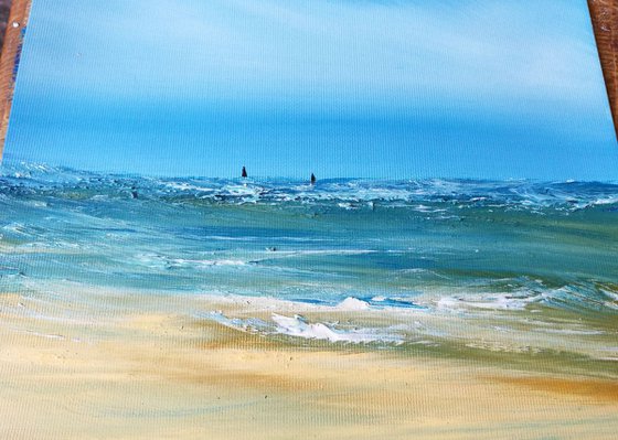 Beach - Oil Painting, stunning, gorgeous