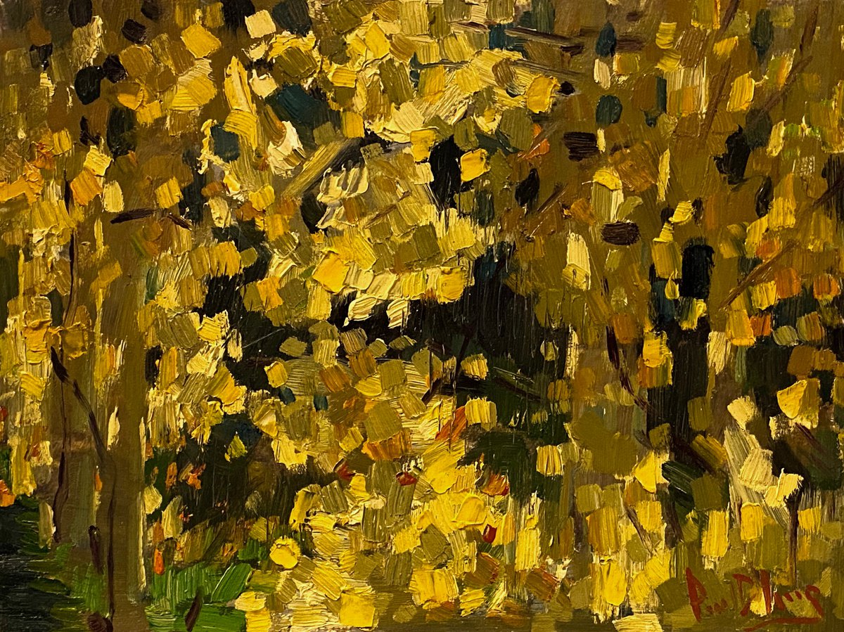 Abstract No. 102 _ Autumn Leaves Against the Light by Paul Cheng