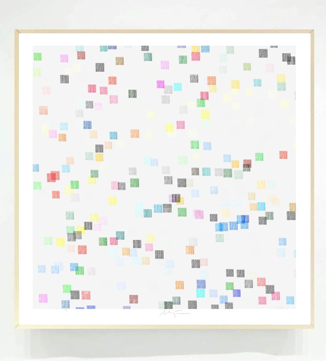 Impressionistic Giclee Print , Dots Ii By Alejos, 17 X 17, Artwork For Sale On Artfinder