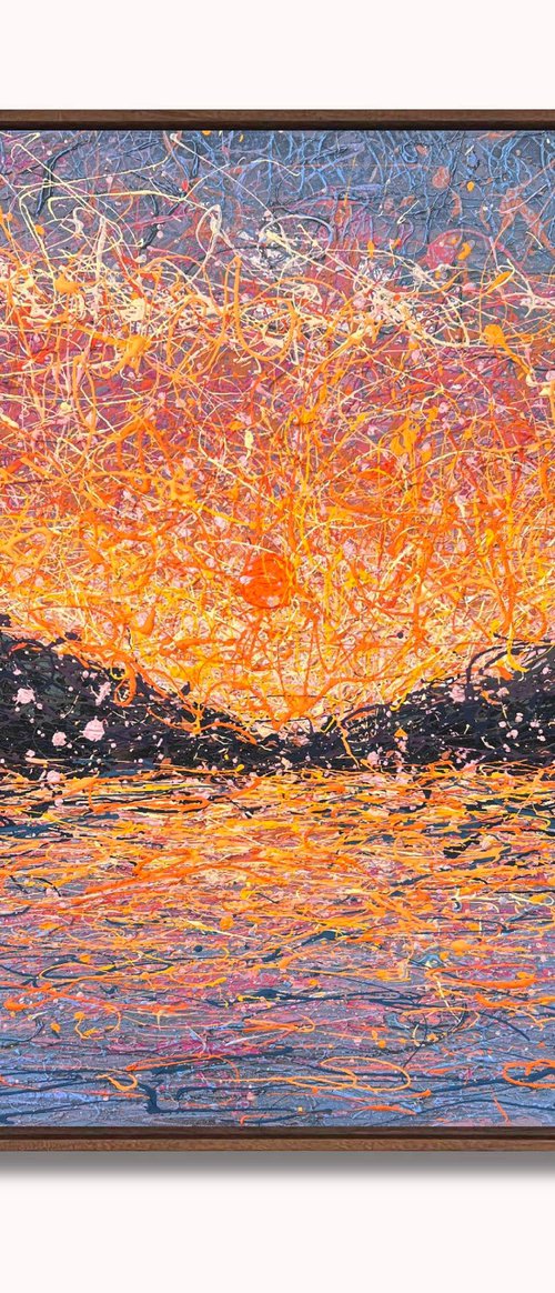 When Stillness Becomes Love - framed by Nadiia Antoniuk