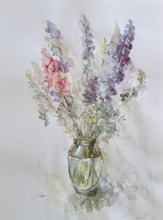 Delphinium 50x65 cm 2025