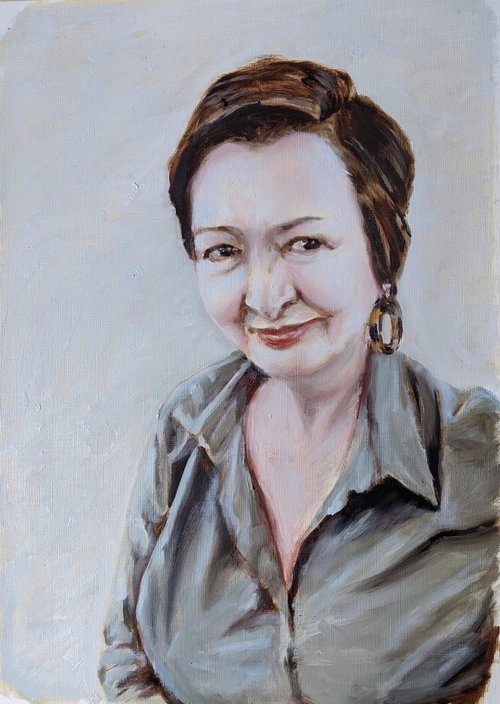 Portrait of a woman by Anna Brazhnikova
