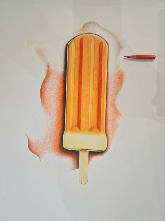 Orange Ice Pop