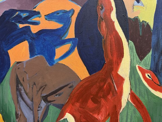 “Ladies In the Deer Forest”