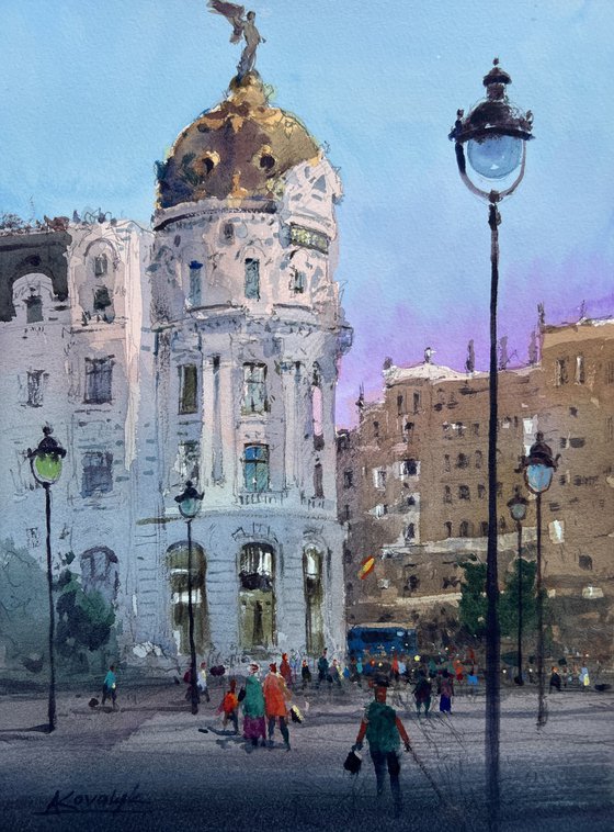 Morning on Gran Vía