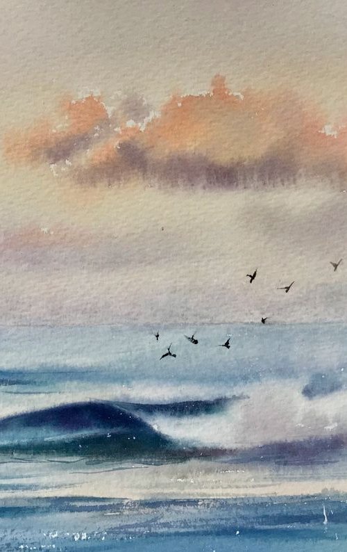 Wave In The Ocean by Eugenia Gorbacheva