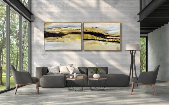 Burnished Illumination Lumière 104.5cm x 79cm