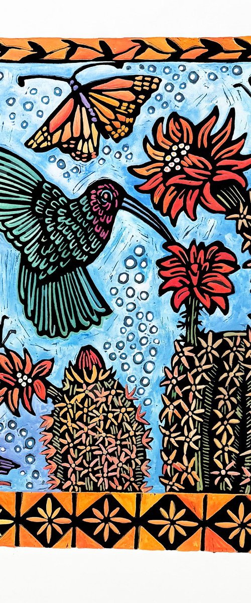 Hummingbird Garden by Laurel Macdonald