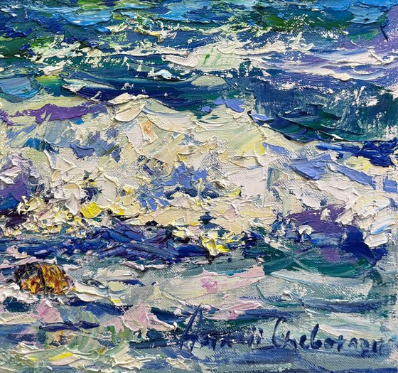 Light of Antibes. seascape