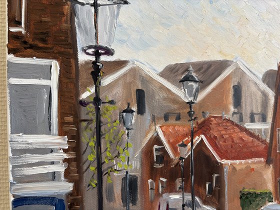 Historic Dutch Street Scene