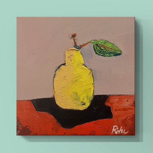 A yellow pear by Ritu