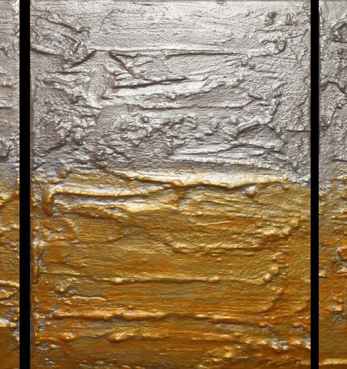 Silver and Gold 3 antique effect by Stuart Wright
