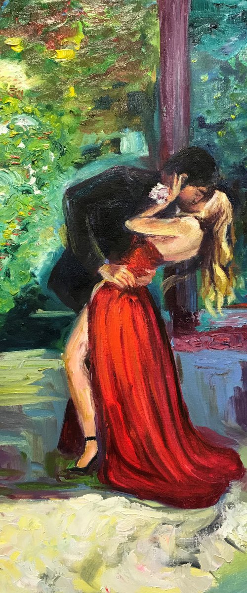 Dancing couple (number 22) by Kateryna Krivchach