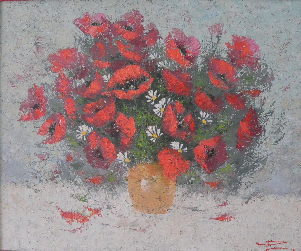 Poppies by Eugene Chekrygin