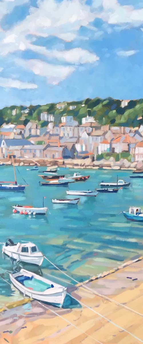 Springtime In Mousehole by Emma Dashwood