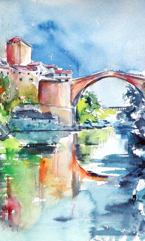 Mostar bridge by Kovács Anna Brigitta