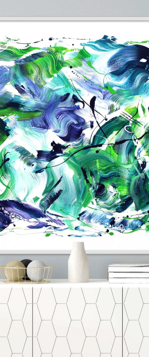 Emerald Whirlwind by Paresh Nrshinga