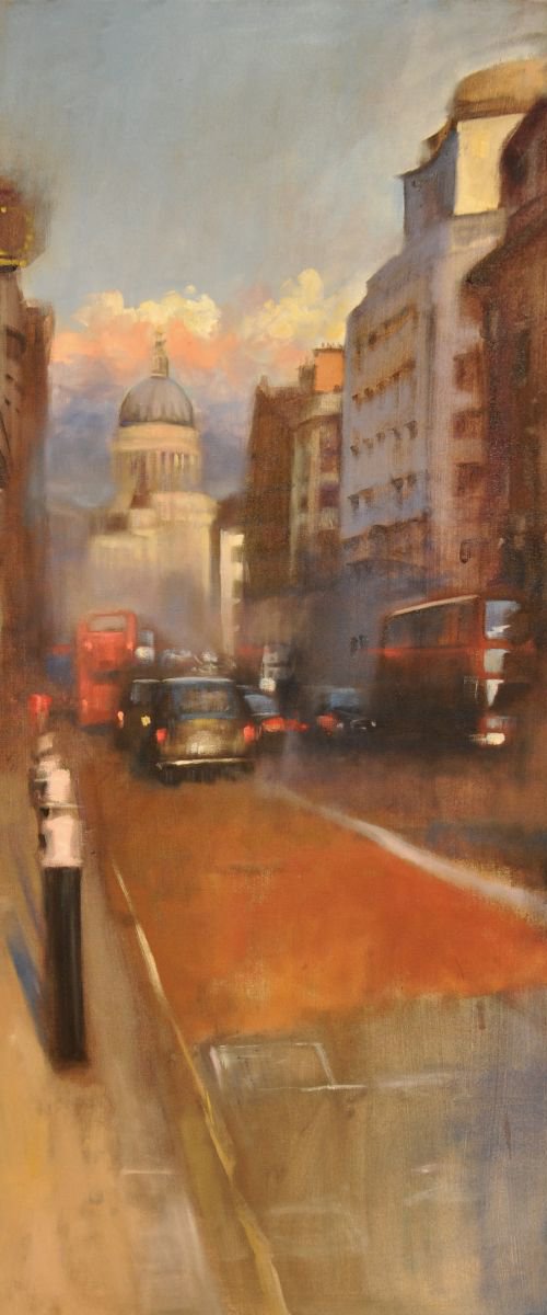 Fleet Street, evening by John Welsh