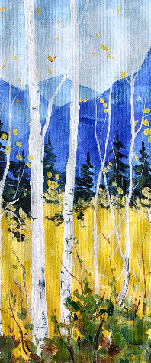 Aspen Saplings by Katrina Case