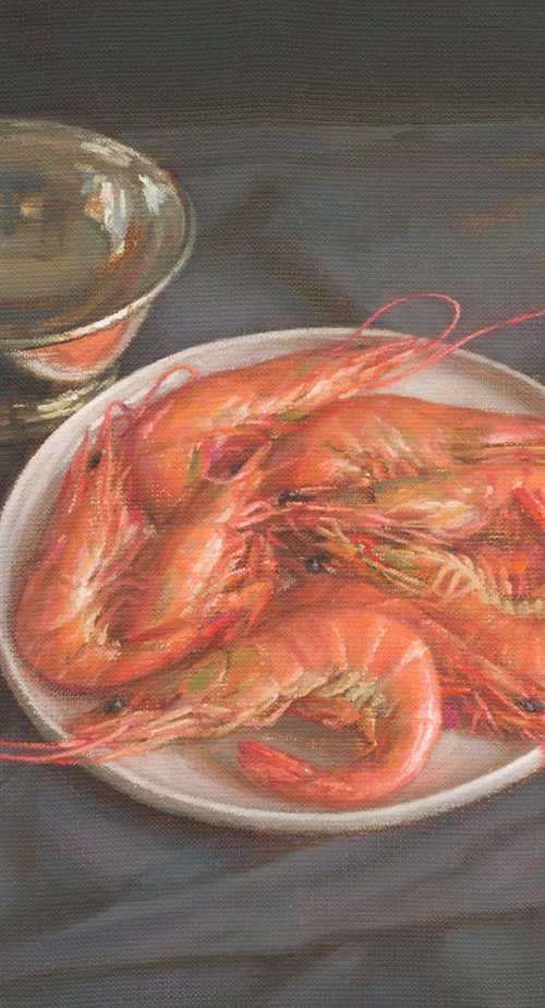 At a tiny seaside bistro by Irina Trushkova