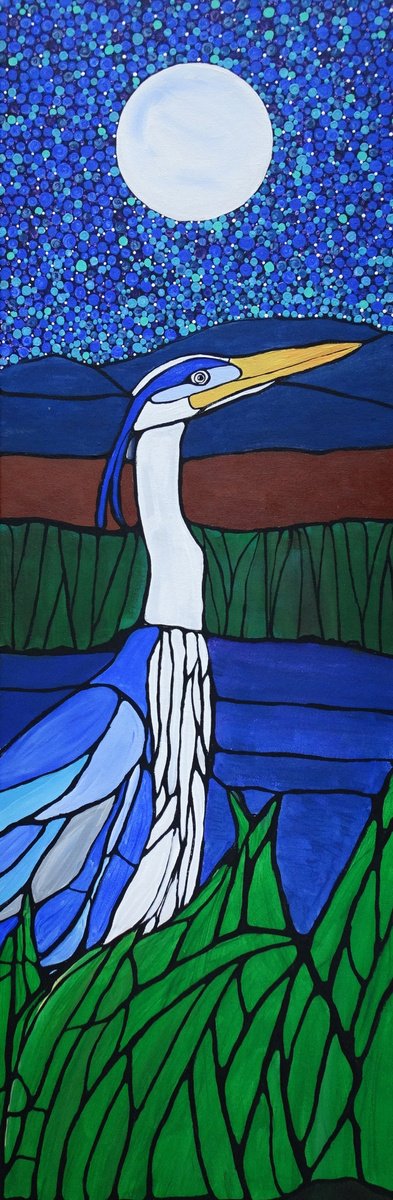 Blue Heron by Rachel Olynuk