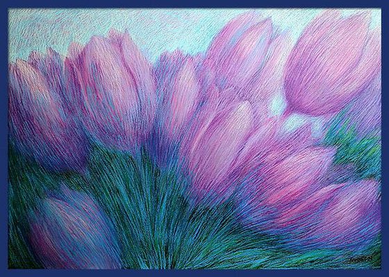 Violet Tulips