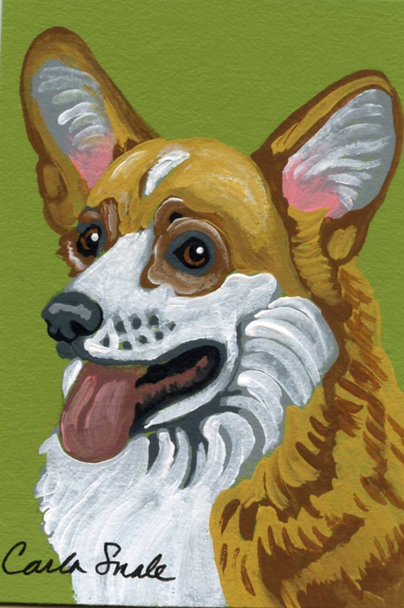 Pembroke Corgi by Carla Smale