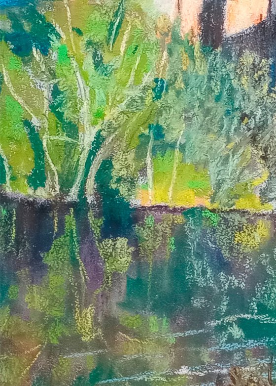 Sunlit Toledo's Town Bridge