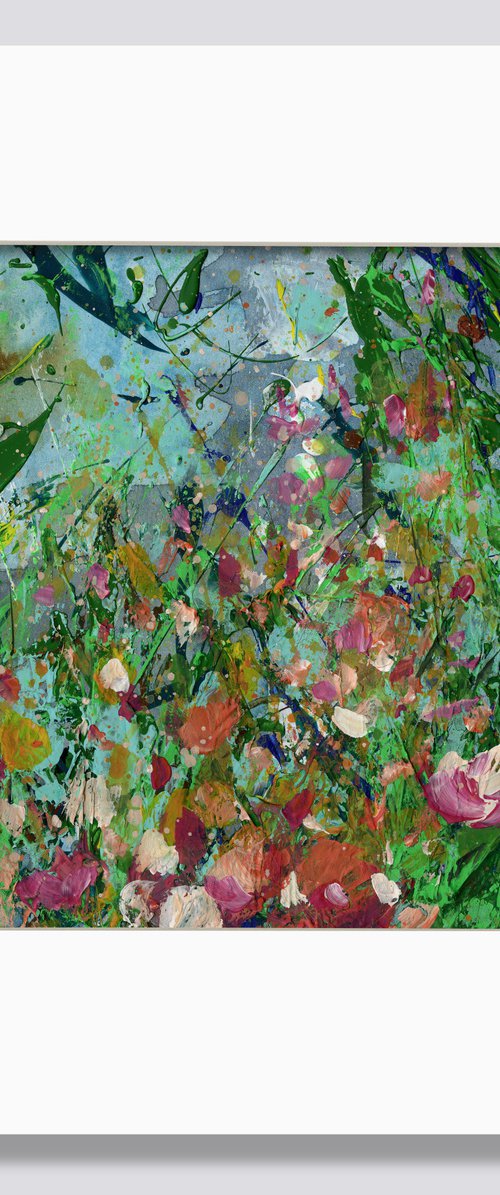 Meadow Beauty 3 - Floral Painting by Kathy Morton Stanion by Kathy Morton Stanion