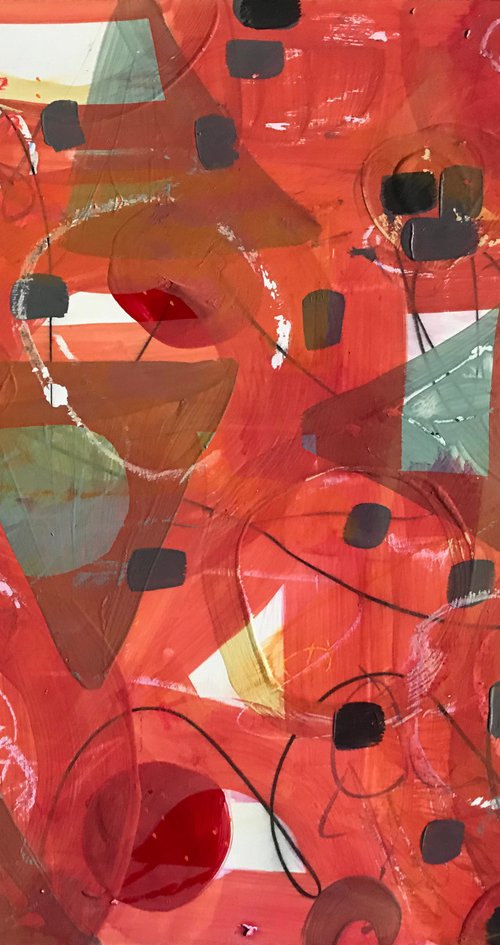 Watermelon (SOLD) by Karen  Lehrer