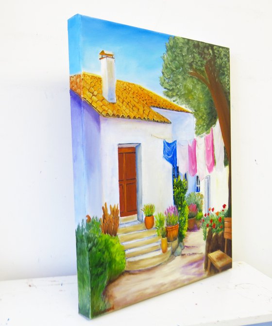 Laundry Day in Tuscany