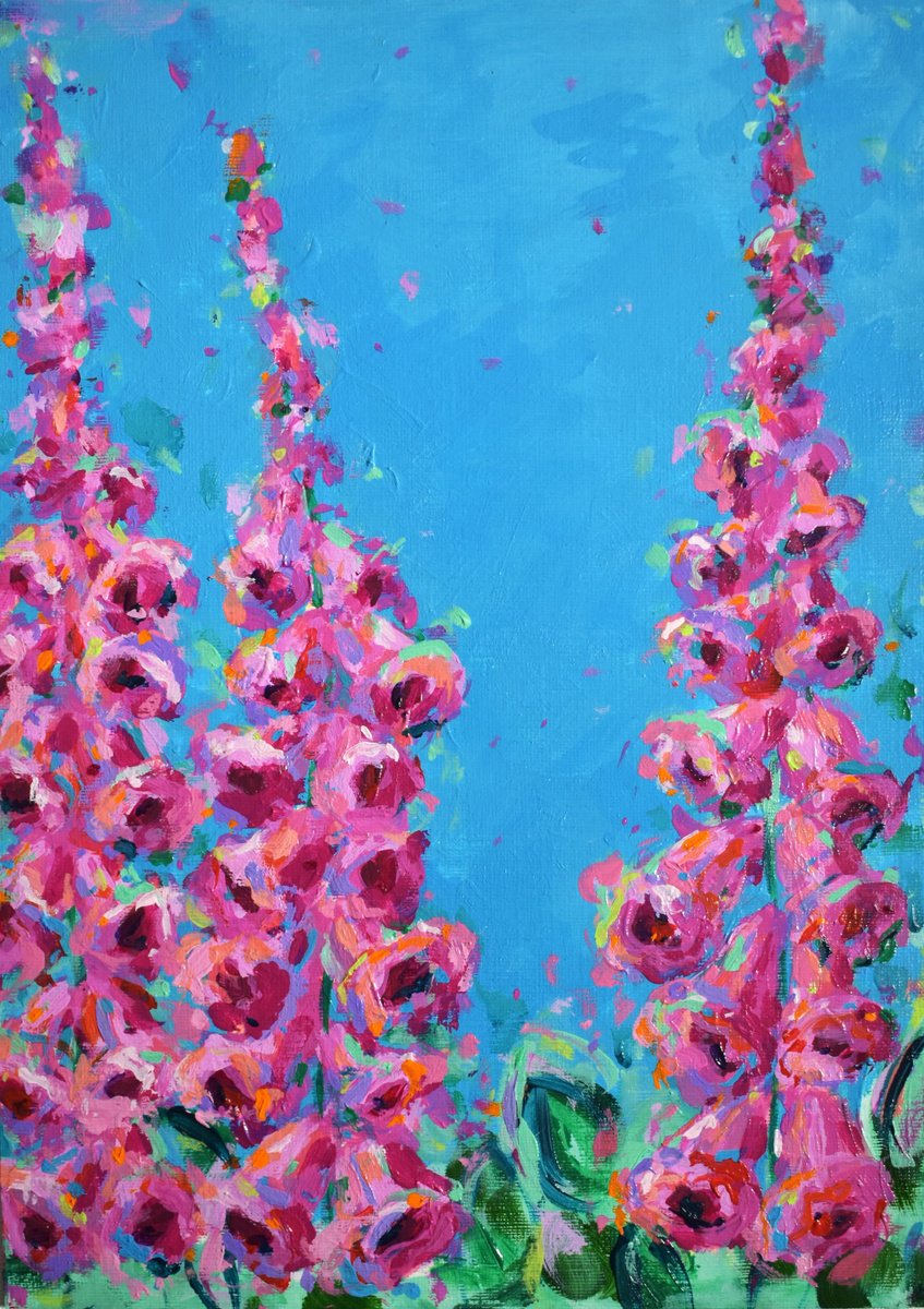 Foxgloves by Dawn Underwood