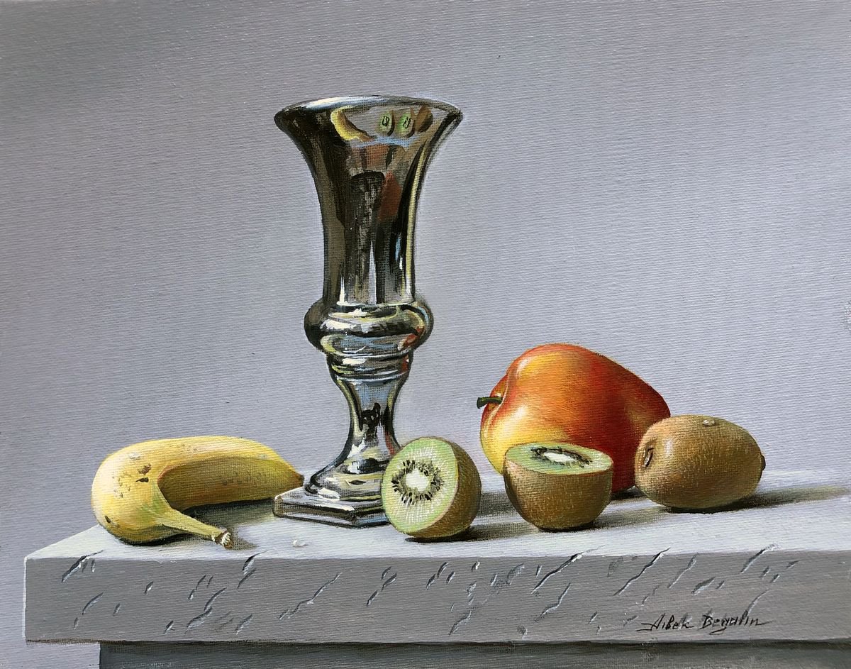 GOBLET AND FRUITS by Aibek Begalin