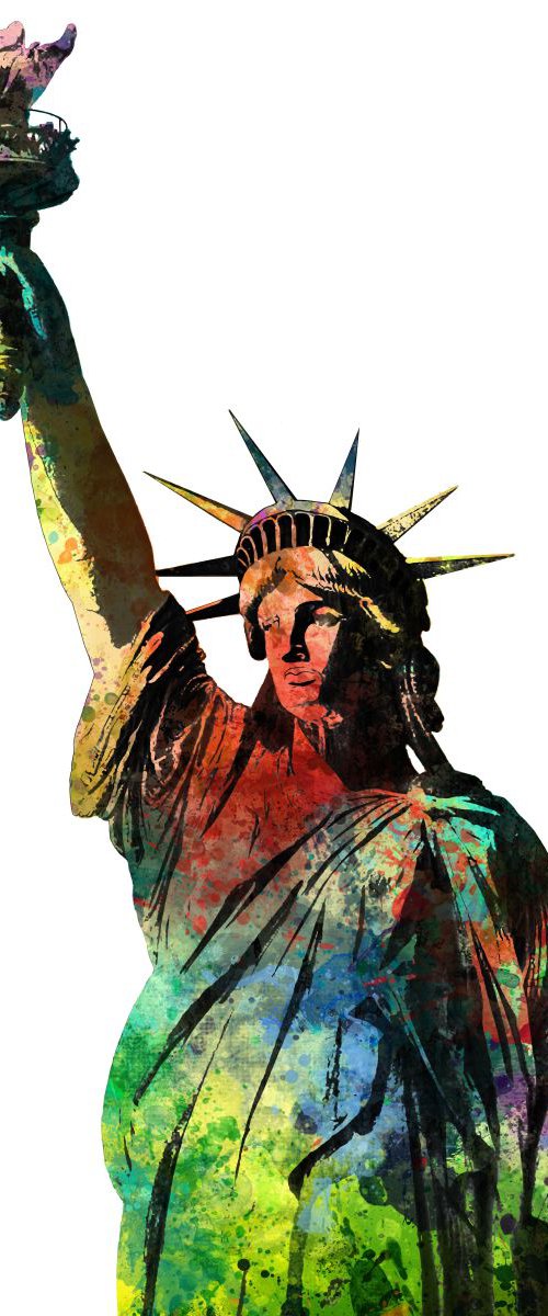Statue of Liberty 2, New York USA by Marlene Watson