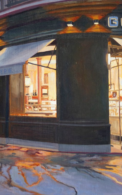 Early Morning Boulangerie Paris by Sandra Bryant