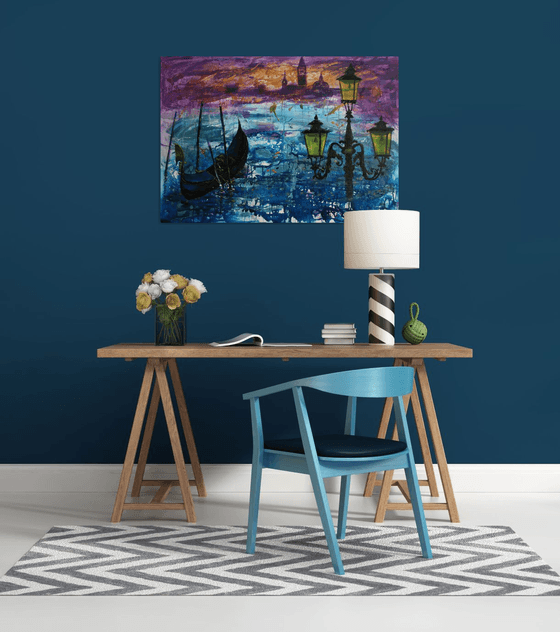 In a dream and in reality... Venice I /  ORIGINAL PAINTING