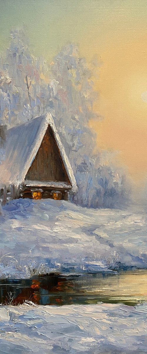 Snow house by Larisa Batenkova