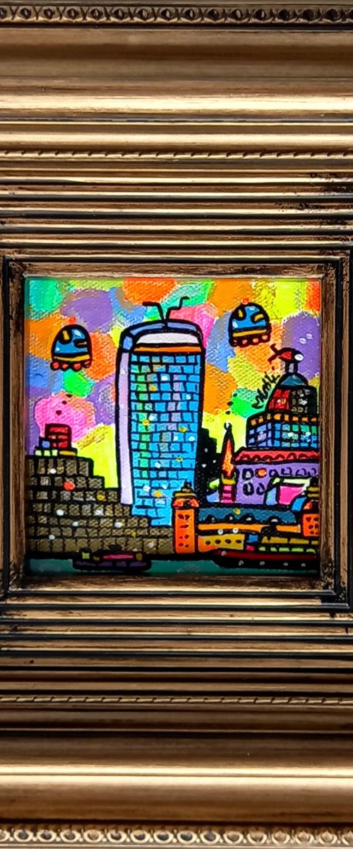 Vibrant Sky  London by Maria Luisa  Azzini
