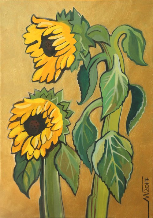 Sunflowers by Marina Gorkaeva
