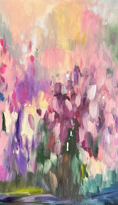 Painting | Oil | Blossom by Rasa Klige